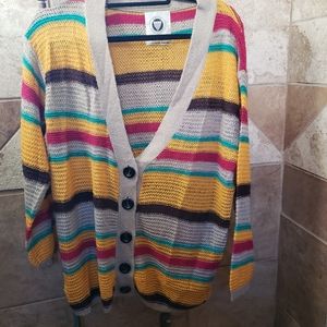 Urban Outfitters multi-color button up cardigan Size S